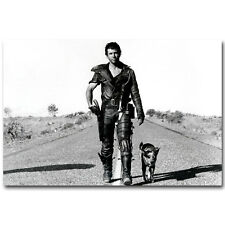 Mad Max Mel Gibson Classic Movie Art Silk Poster 12x18 inch Man and The Dog 004