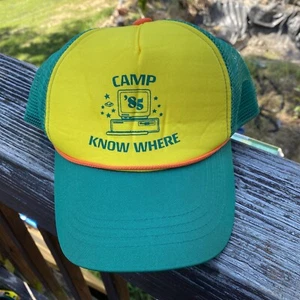Camp ’85 Know Where Hat Dustin’s Stranger Things Cap Truckers One-Size Snapback - Picture 1 of 4