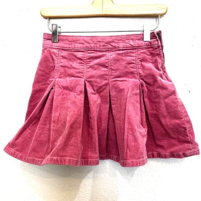 Gap Kids Skirt Girls Size L 10-11 Pink Corduroy Pleated Mini - Image 1 of 4
