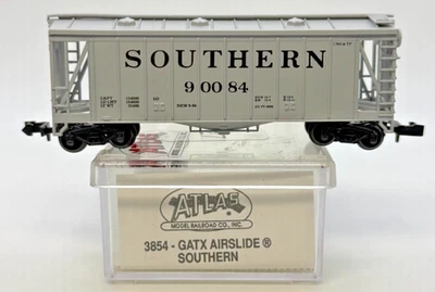 N Scale Con-Cor 3854 GATX Airslide Southern Freight Car Original Box #27 - Image 1 of 4