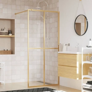 Walk-in Shower Enclosure Bathroom Wall Panel Screen Tempered Glass vidaXL - Picture 1 of 79