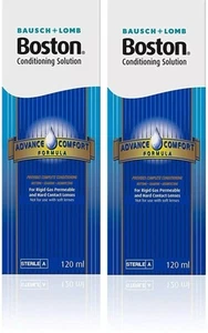 2 x Boston Advance Conditioning Solution 120ml each for RGP contact lenses - Picture 1 of 9