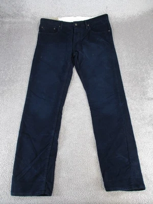 Pantalones Polo Ralph Lauren para hombre 36 pantalones de algodón azul marino oscuro 36x32 * Foto 1 de 4