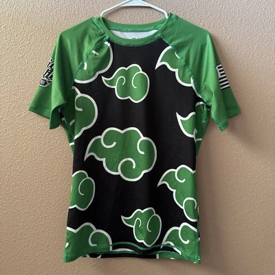 Green Fog Rashguard High Rollerz Jiu Jitsu Size L Naruto - Image 1 of 3