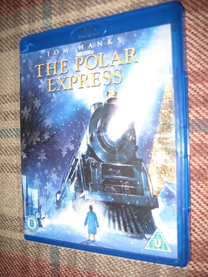 ROBERT ZEMECKIS THE POLAR EXPRESS BLU RAY 2004 TOM HANKS MINT DISC FREE P&P - Image 1 of 3