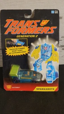 1993 Transformers Generation 2 (G2) Sparkabots Series - Blaze Action Figure HTF! - Image 1 of 2
