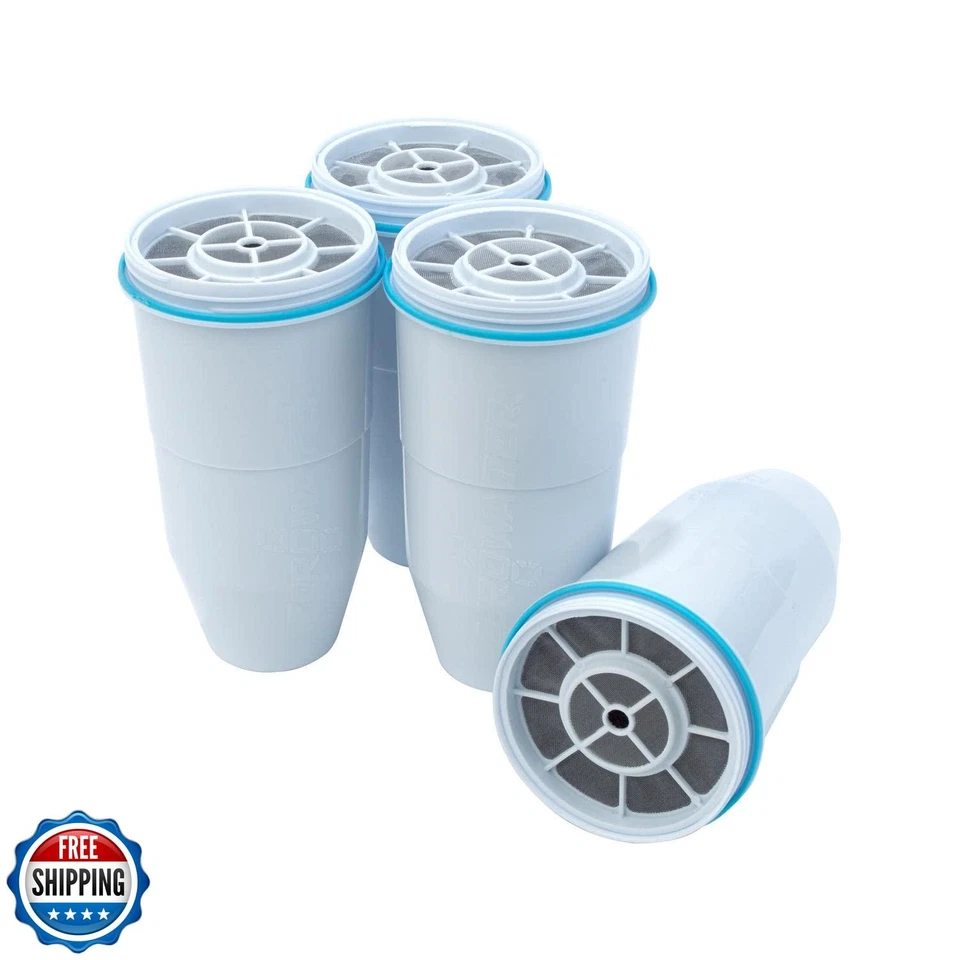 ZeroWater 4-Pack Replacement Filter Cartridges ZR-004, 4 Count (Pack of 1), B - Image 1 of 4
