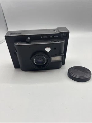 LOMOGRAPHY LOMO'INSTANT LI100B BLACK INSTANT FILM CAMERA 48MM F/8 Untested - Image 1 of 4