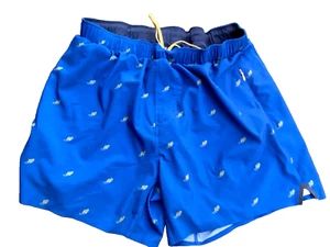 Rhone Shorts Herren Large sportlich gefüttert Laufshorts Achillessehne Allover Grafik - Bild 1 von 5