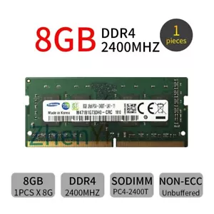 Samsung 8GB DDR4 PC4-2400T 2400Mhz CL17 260Pin SODIMM Notebook Laptop Memory UL - Picture 1 of 7