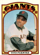1972 Topps #427 Tito Fuentes San Francisco Giants