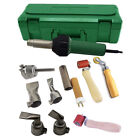 Professional 1600W Heat Gun Plastic Welder Kit With 5pcs Welding Nozzles In Case