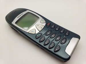 Teléfono móvil Nokia 6210 retro azul UK3POST en muy buen estado (naranja/T-Mobile) - Imagen 1 de 11