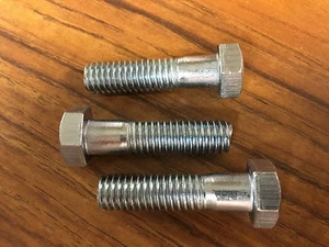 Bolt Hex Head 3/8"-16 x 1-1/2" Grade 2 Zinc Plated Cap Screws (50) - Picture 1 of 2