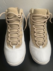 white 10 jordans