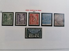 REGNO 1923 MARCIA SU ROMA SERIE COMPLETA