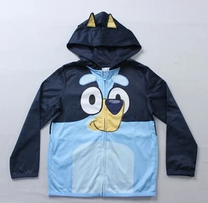 Jumping Beans Boy's Bluey 3D Character L/S Cosplay Hoodie BL1 Blue Size 6 - Picture 1 of 7