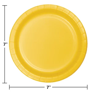 Paper Luncheon Plates, 6.87in, 24 count - Picture 1 of 11
