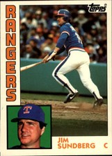 1984 (RANGERS) Topps Tiffany #779 Jim Sundberg