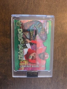 Wild Card Dino Might Cameron Rising 2/2 Green Raptor Utah - Picture 1 of 2