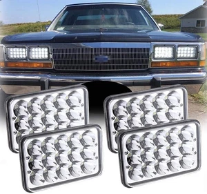 4X6" LED Headlights Hi/Lo For Chevrolet Kodiak C4500 and C5500 2003-2009 Models - Picture 1 of 11