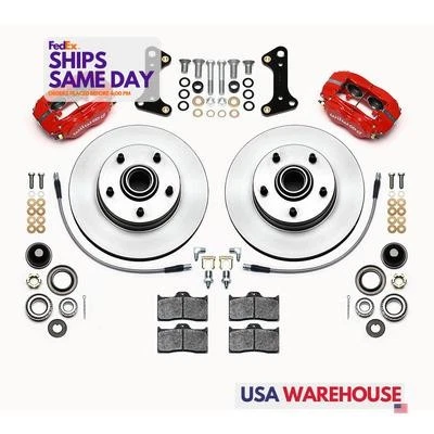 Wilwood 140-15272-R, Kit para freno de disco delantero 67-69 Camaro con líneas de freno Perfo Foto 1 de 4