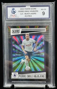 Pierre Emile Hojbjerg Tottenham Hotspur Black 1/1 2022 Panini Score PL MGC 9 - Bild 1 von 3