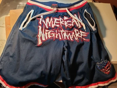 Pantalones Cortos WWE Auténticos Cody Rhodes American Nightmare Para Hombre Malla Bordada XL Foto 1 de 4
