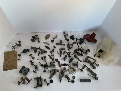 Lg Lot Vintage Train Hobby Wheels/Carriage Parts/ladders/Pieces for Repair work - Image 1 of 4