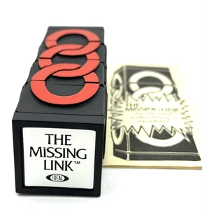 Vintage 1981 Ideal The Missing Link Puzzle Toy Rubik's Cube Era w/ Instructions - Picture 1 of 3