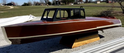 kyosho Marine Club vintage  Harbor Star Maritime Classics 2 rc wooden boat used  - Image 1 of 4