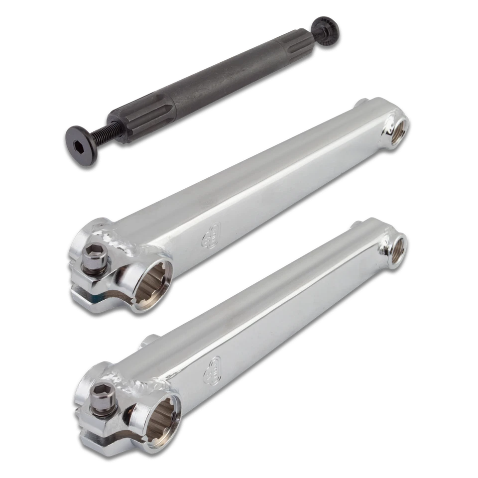 SE Racing V-ridge 180mm 19mm spindle chromoly BMX bicycle crankset (arms, - Image 1 of 1