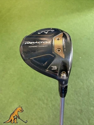 Usado Derecha Callaway Paradym 15* 3-Madera Aldila Ascent 40g Senior Flex Grafito Foto 1 de 4
