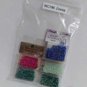 Nora Corbett Zinnia Beaded Cross Stitch Embellishment Bead Pack NC196 - Picture 1 of 6