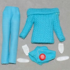 Barbie 1960s Skipper Clothes Fashion Outdoor Casuals Sweater Pants YoYo Nm/C