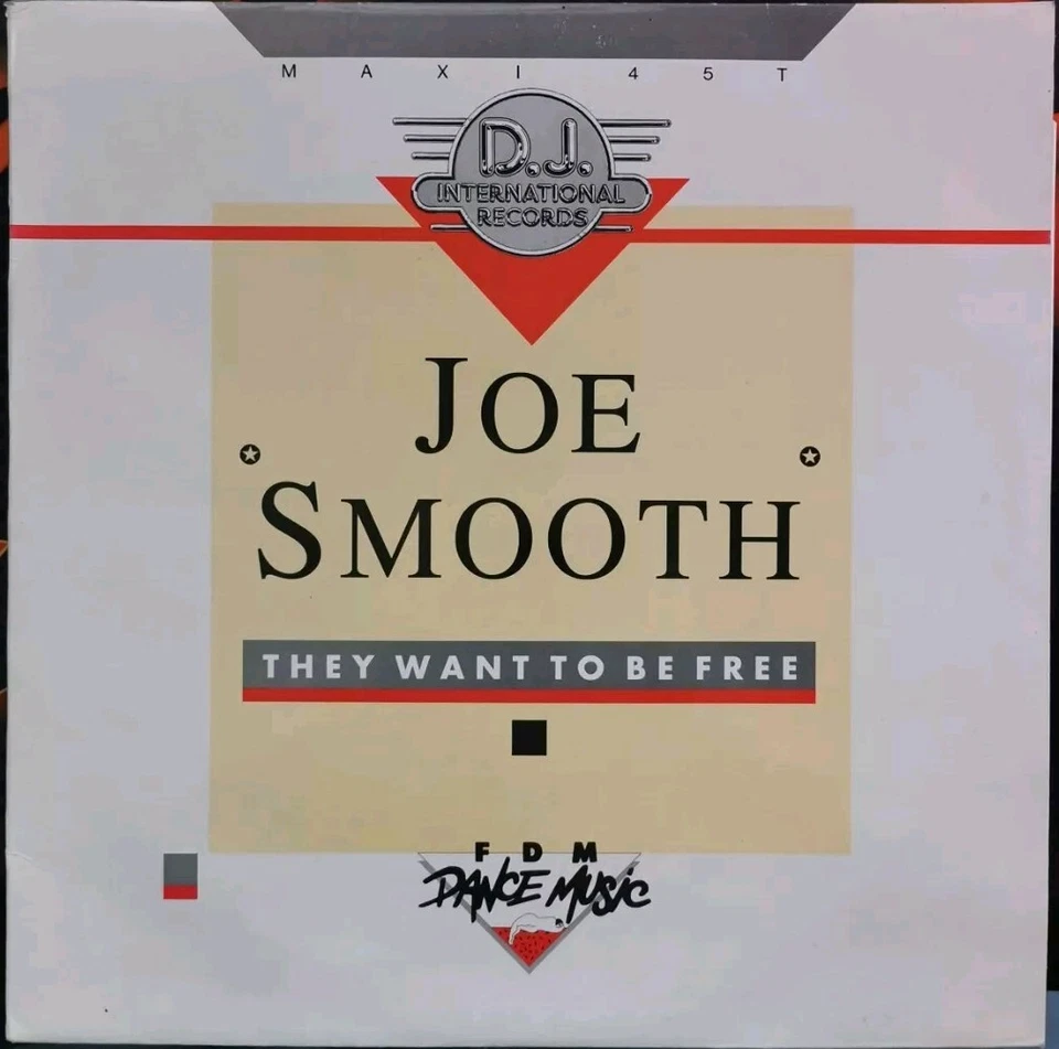 Vinyl 12" Joe Smooth - They Want To Be Free VG 877 055-1 France House - Image 1 of 4