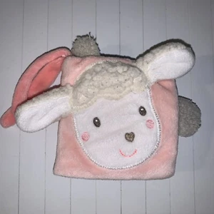 DM Plüschtier Stoffbuch Buggybuch Rosa Weiß Schaf Lamm Erdbeere Hund Herz Spiege - Picture 1 of 8