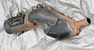 1991-93 Kawasaki KLR650 SILENCIADOR TRASEIRO FABRICANTE DE EQUIPAMENTO ORIGINAL (VEJA ABAIXO) - Imagem 1 de 4