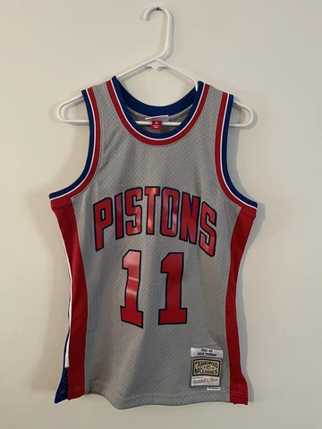 ISIAH THOMAS DETROIT PISTONS 1982-83 MITCHELL AND NESS HARDWOOD JERSEY SIZE S Cover