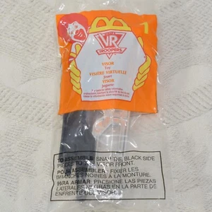 NEU 1995 VR Troopers No. 1 Metall Visier McDonald’s Happy Meal Spielzeug Vintage - Bild 1 von 5