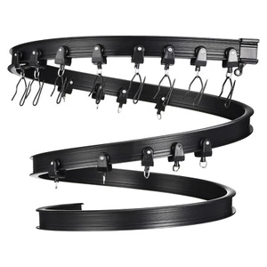 Flexibles gebogenes Decken-Vorhangschienensystem, biegsame Halterung (13 ft) - Bild 1 von 7