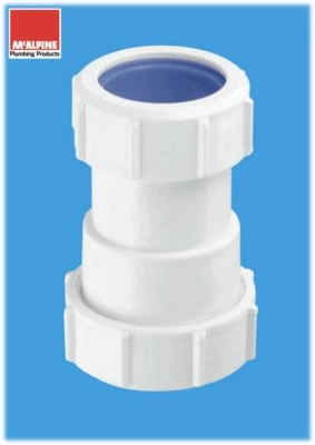 S28L-ISO Waste pipe adapter UK to European (1 1/4" to 32mm) McAlpine