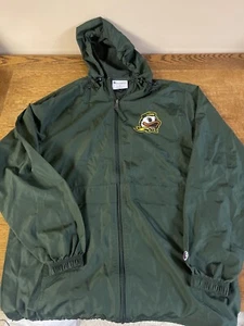 NEW Men's Size Small Champion Oregon Ducks Packable Full Zip Windbreaker Jacket - Picture 1 of 10