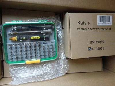 Kit de herramientas de apertura Kaisi® 51 en 1 juego de reparación de destornilladores versátiles para teléfonos  Foto 1 de 4