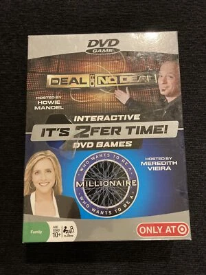 Deal Or No Deal & Who What To Be A Millionaire 2 For 1 Interactive DVD Games NEW - Image 1 of 3