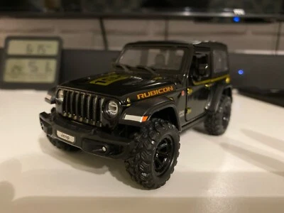 1:32 Jeep Wrangler Rubicon Black 1/32 Diecast Metal Model Car Gift Toy Kids - Image 1 of 4