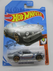 2019 Hot Wheels - Muscle Mania - Custom Ford Maverick - Silver - #1/10 - #98/250 - Picture 1 of 5