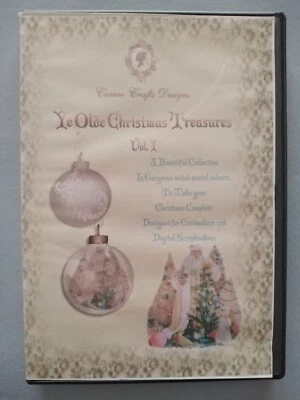 YE OLDE CHRISTMAS TREASURES, Vol.1, Papercraft CD Rom - CAMEO CRAFTS DESIGNS - Image 1 of 2