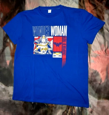 DC Comics Wonder Woman Champion of Truth SPHL Roanoke Rail Yard Dawgs Shirt XL - Image 1 of 4