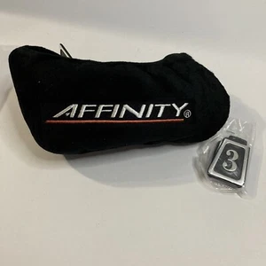 Copricapo Affinity Golf #1 Fairway Legno Ibrido Ferro Slip-on Nero Cover Newos - Foto 1 di 11